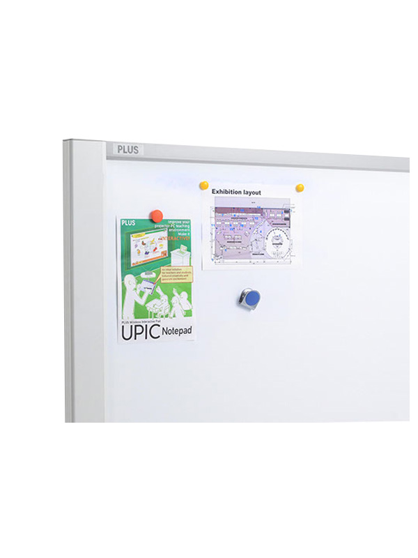 Magnetic whiteboard surface