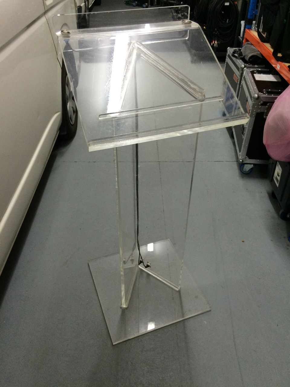 Perspex Lectern Audio Visual Sales