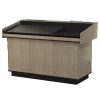 B Series Triple Bay Lecterns Sandy Oak