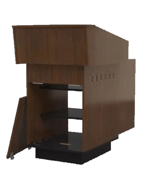 Single Bay Lecterns Audience-Side-Doors