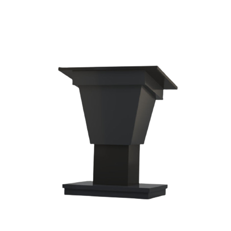 BGL-PS400-VH Post style variable height lectern with a wide top