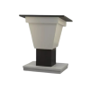 BGL-PS400-VH Post style variable height lectern with a wide top