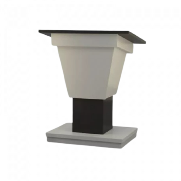 BGL-PS400-VH Post style variable height lectern with a wide top