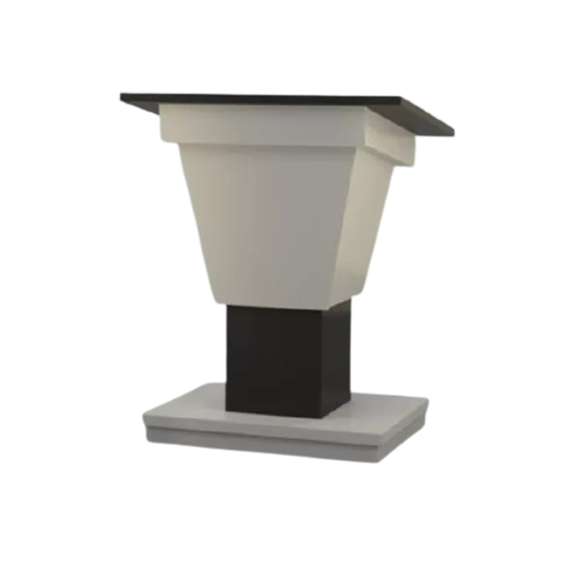 BGL-PS400-VH Post style variable height lectern with a wide top