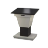 BGL-PS400-VH Post style variable height lectern with a wide top