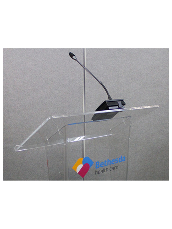 Chaplain Acrylic Lectern – ACL-100 WIRELESS MICROPHONE OPTIONAL