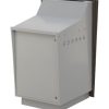 Single bay lectern with White body.