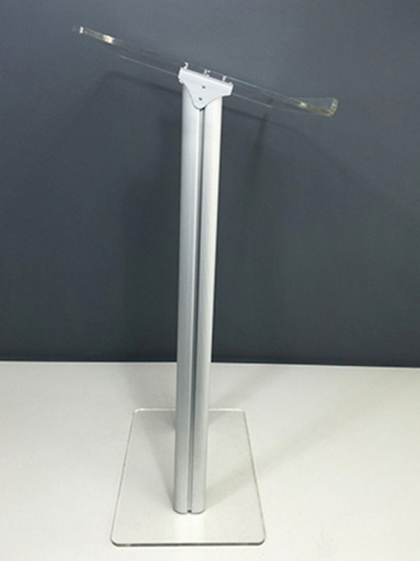 Deacon Transparent Acrylic Lectern Side View