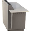 Side view of double bay G-Series lectern