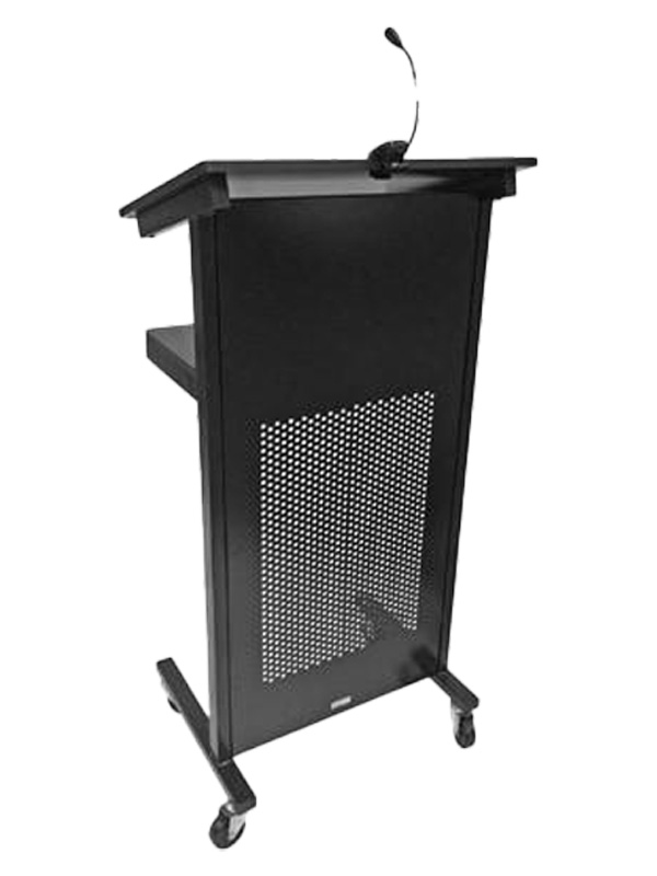 Stylish Black Powder Coat Finish Economy Lectern