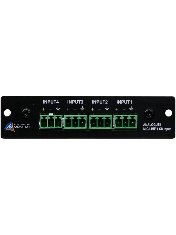 4 Analogue line inputs