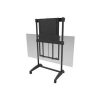 Height adjustable portable TV cart