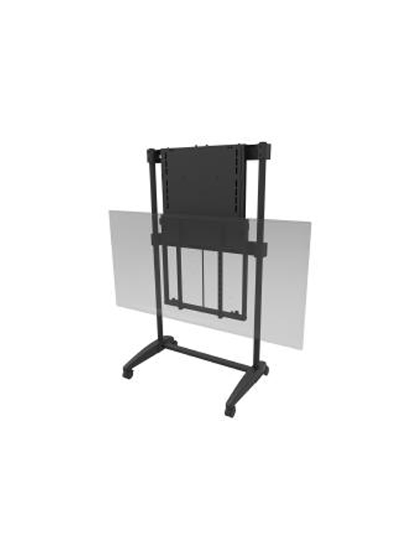 Height adjustable portable TV cart