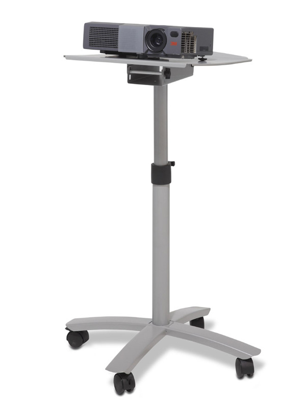 Height adjustable single mobile projector stand