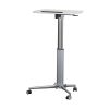 Height adjustable lectern and table - standing table position